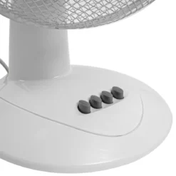VENTILATEUR DE TABLE DIA30CM BLANC