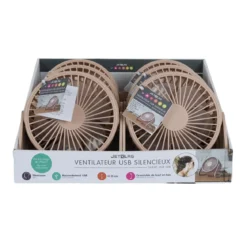 VENTILATEUR USB SILENCIEUX H.15CM