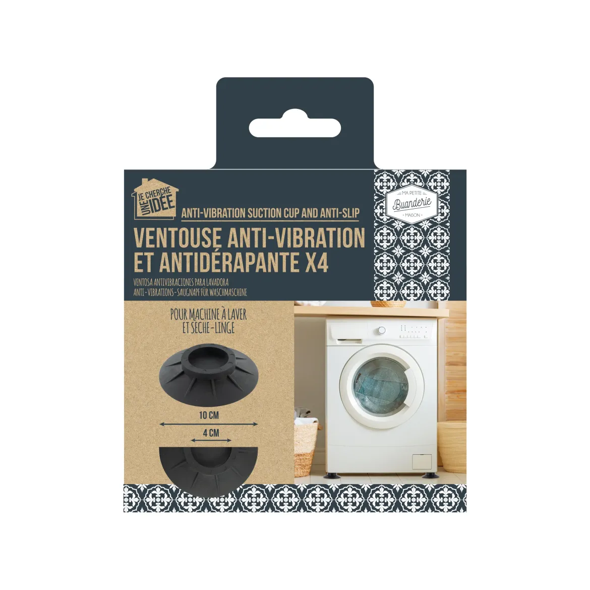 VENTOUSE ANTI VIBRATION MACHINE A LAVER X4 PIECES