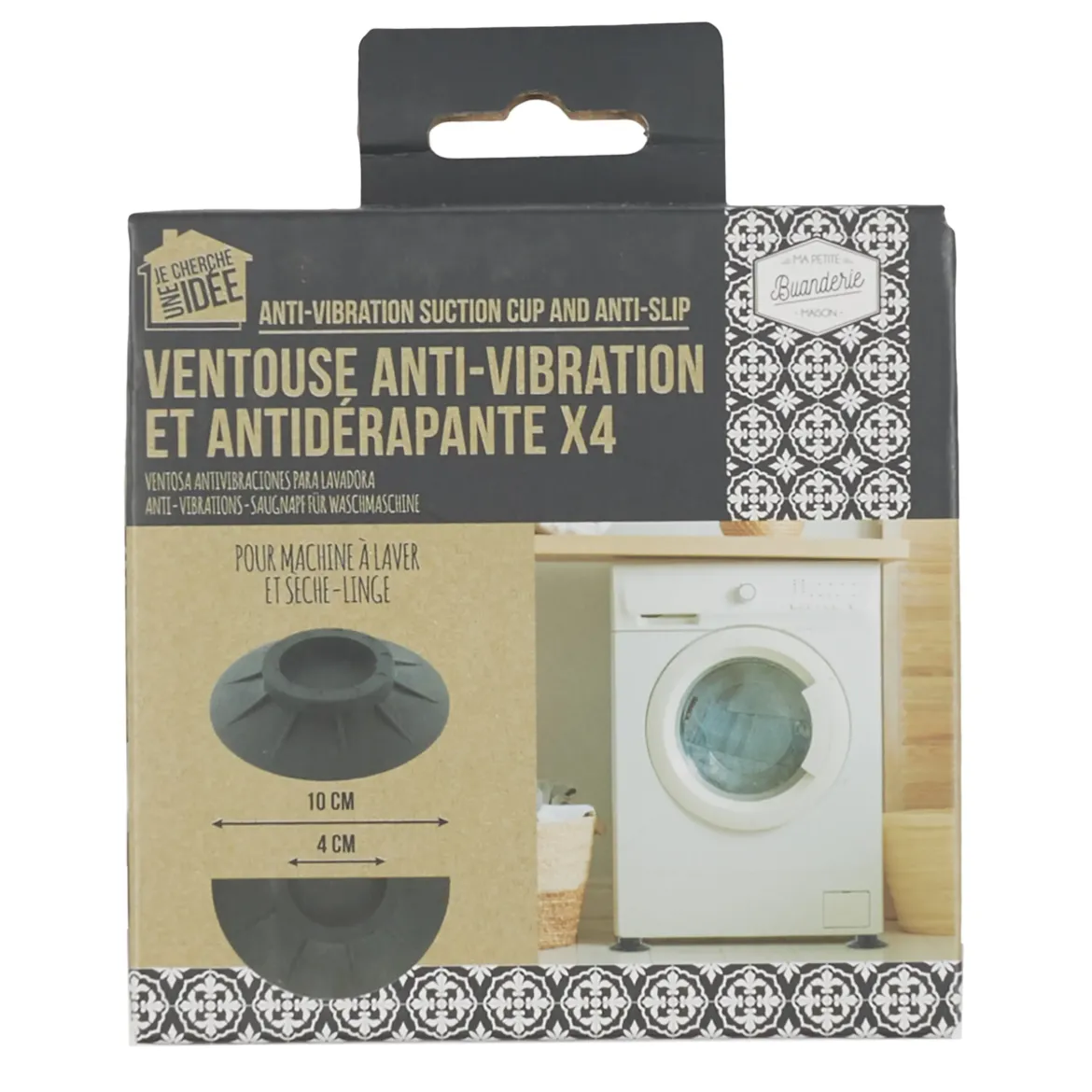 VENTOUSE ANTI VIBRATION MACHINE A LAVER X4 PIECES