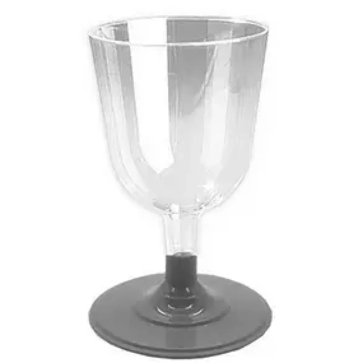 VERRES A VIN SOCLE ACIER 15CL X8 PCS REUTILISABLE