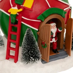 VILLADE DE NOEL BOULE PERE NOEL 4 LEDS