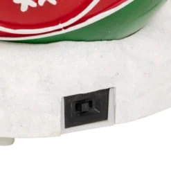 VILLADE DE NOEL BOULE PERE NOEL 4 LEDS