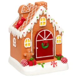 VILLADE DE NOEL MAISON PAIN EPICE 8 LEDS