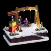 VILLAGE DE NOEL BALANCOIRE A PILE 6 LEDS