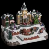 VILLAGE DE NOEL GARE ET PATINEURS SUR SECTEUR 26 LEDS