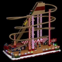 VILLAGE DE NOEL GRANDE DESCENTE SUR SECTEUR 25 LEDS