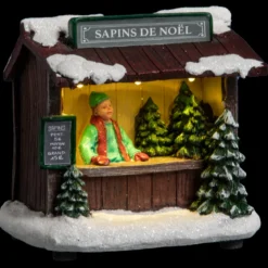 VILLAGE DE NOEL MARCHE A PILE 3LED