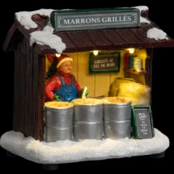 VILLAGE DE NOEL MARCHE A PILE 3LED