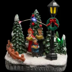 VILLAGE DE NOEL SCENE LUMINEUX A PILES