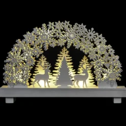 VILLAGE 8 LEDS BLANC CHAUD FIXE H.21CM