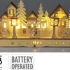 VILLAGE LUMINEUX BOIS L.30CM LED